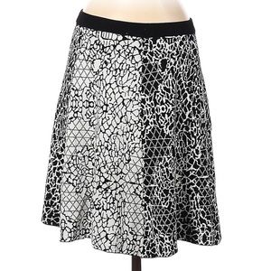 Banana Republic Geo Knit A-Line Skirt